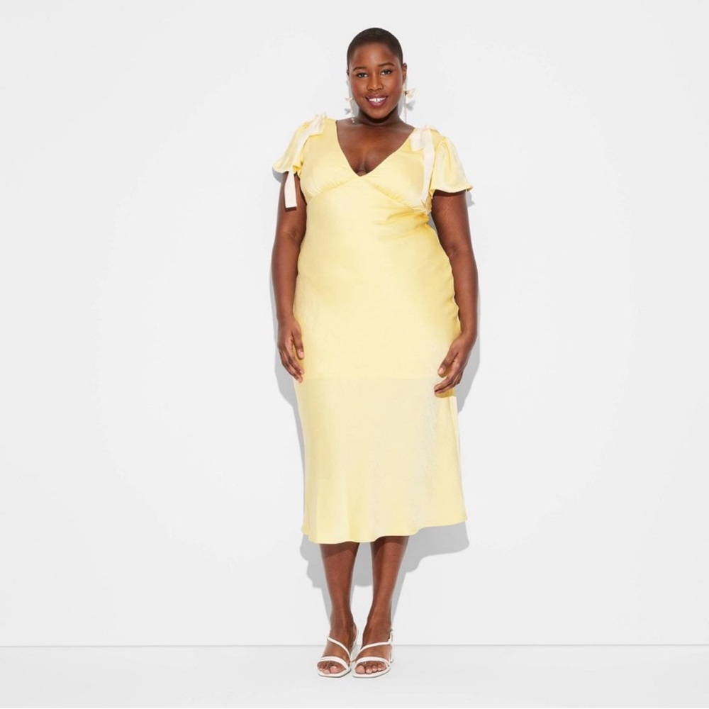 WILD FABLE YELLOW DRESS